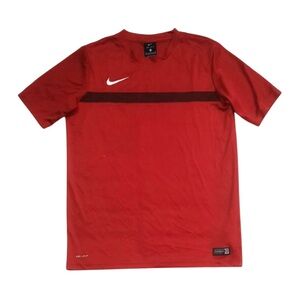 Nike Men’s Dri-FIT Red Athletic T-Shirt | Size Small